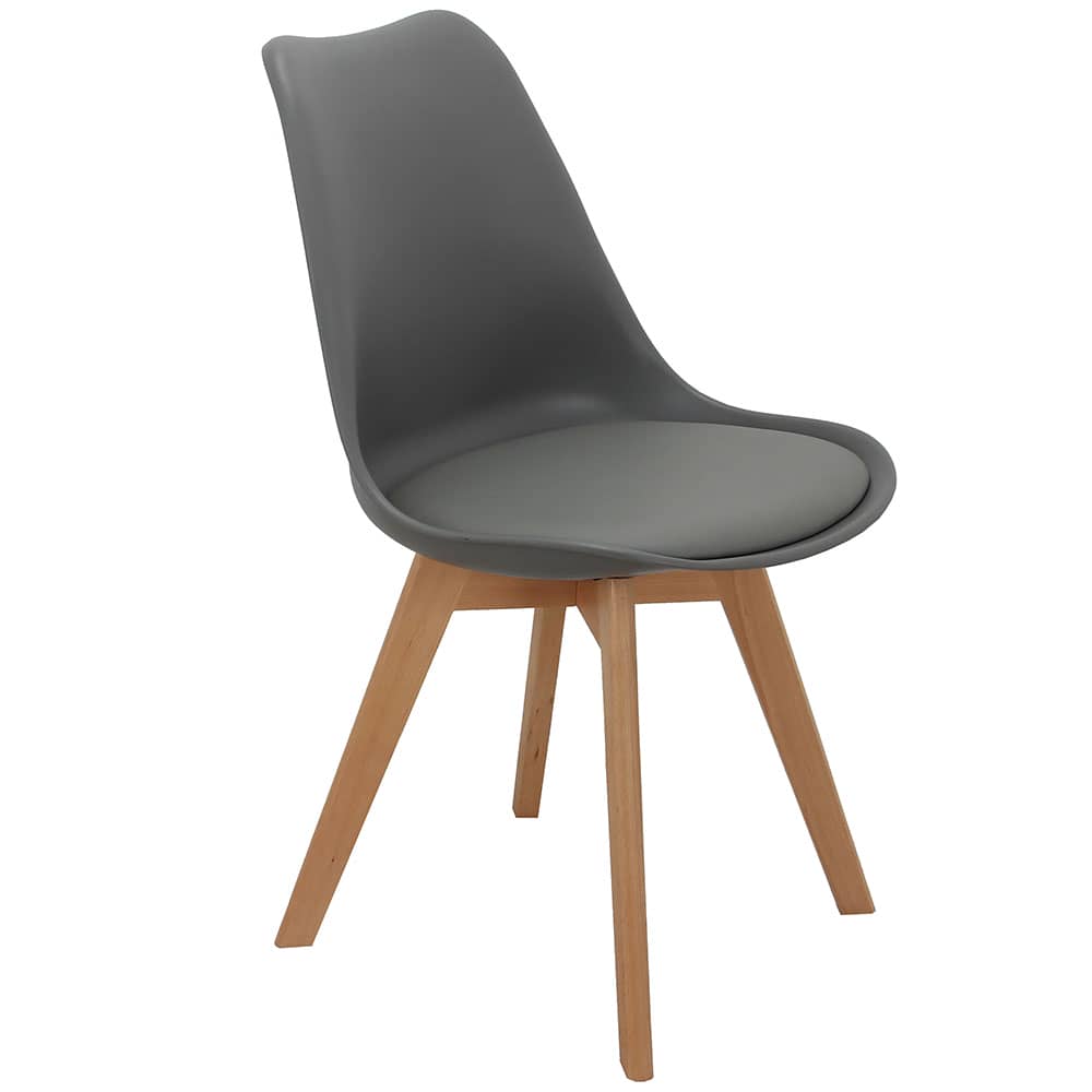 Комплект из 4-х стульев Eames Bon серый в магазине «На диване» в Омске  — Выгодная цена