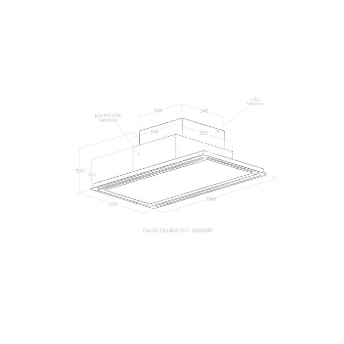 Вытяжка встраиваемая Elica HILIGHT-X H16 WH/A/100 PRF0173442A в магазине «На диване» в Омске  — Выгодная цена
