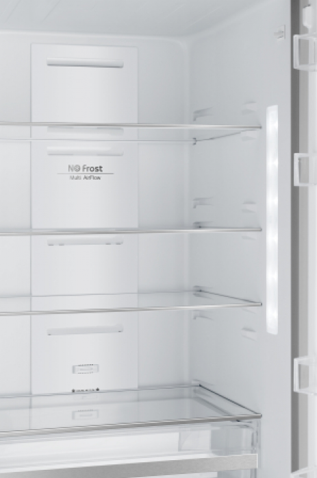 Холодильник Weissgauff WRK 2000 D Full NoFrost Inverter Grey Glass в магазине «На диване» в Омске  — Выгодная цена