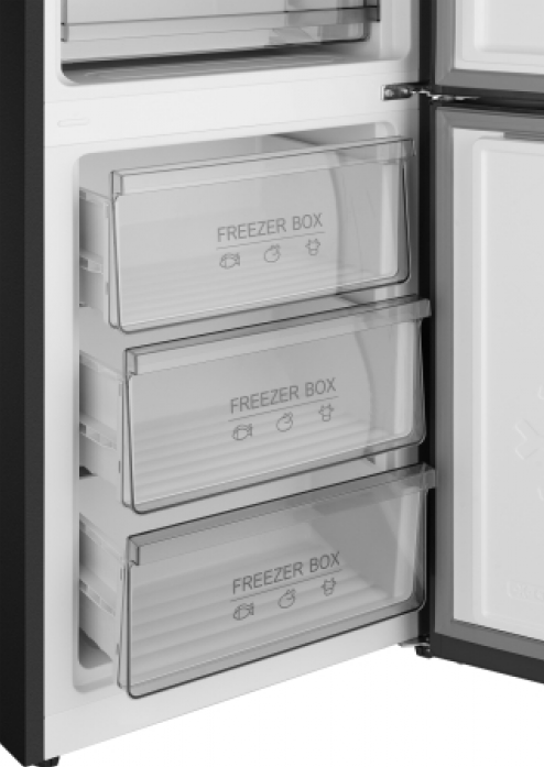 Холодильник Weissgauff Холодильник Weissgauff WRK 185 Total NoFrost Inverter Black 437275 в магазине «На диване» в Омске  — Выгодная цена