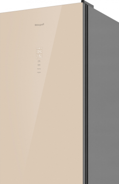 Холодильник Weissgauff Холодильник Weissgauff WRK 2000 Total NoFrost Inverter Beige Glass 437279 в магазине «На диване» в Омске  — Выгодная цена