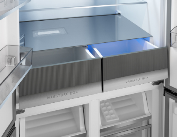 Холодильник Weissgauff WCD 450 Rock Glass NoFrost Inverter 437286 в магазине «На диване» в Омске  — Выгодная цена