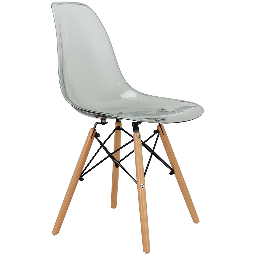 Стул Eames прозрачный серый в магазине «На диване» в Омске  — Выгодная цена