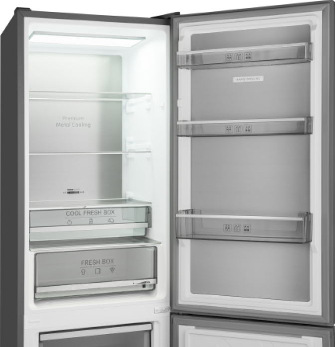 Холодильник Weissgauff Холодильник Weissgauff WRK 2000 Premium Total NoFrost Dark Grey 439054 в магазине «На диване» в Омске  — Выгодная цена