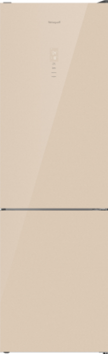 Холодильник Weissgauff WRK 195 D Full NoFrost Beige Glass