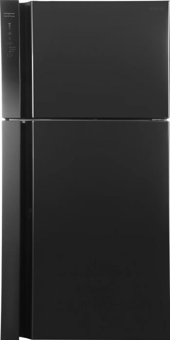 Холодильник Hitachi R-V610PUC7 BBK черный бриллиант