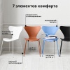 Стул Seven Style тёмно-бирюзовый велюр с чёрными ножками в магазине «На диване» в Омске  — Выгодная цена