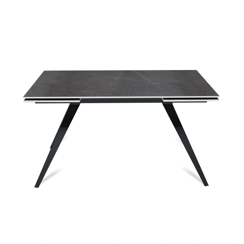 Стол раскладной Асти (140+40+40), керамика матовая Armani Grey matte в магазине «На диване» в Омске  — Выгодная цена