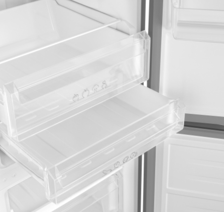 Холодильник Weissgauff Холодильник Weissgauff WRK 185 Total NoFrost Inverter Inox 433056 в магазине «На диване» в Омске  — Выгодная цена