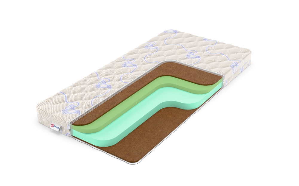 Детский матрас Denwir Baby Springless Eco Foam Hard Plus 10 в магазине «На диване» в Омске  — Выгодная цена
