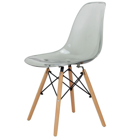 Стул Eames прозрачный серый в магазине «На диване» в Омске  — Выгодная цена