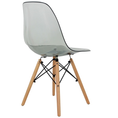 Стул Eames прозрачный серый в магазине «На диване» в Омске  — Выгодная цена
